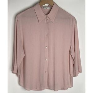 Aritzia Babaton Carrington Shirt Button Up Blouse